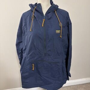 LL Bean Mountain Classic Anorak Hooded Pullover Jacket Outdoors Size 3X Plus